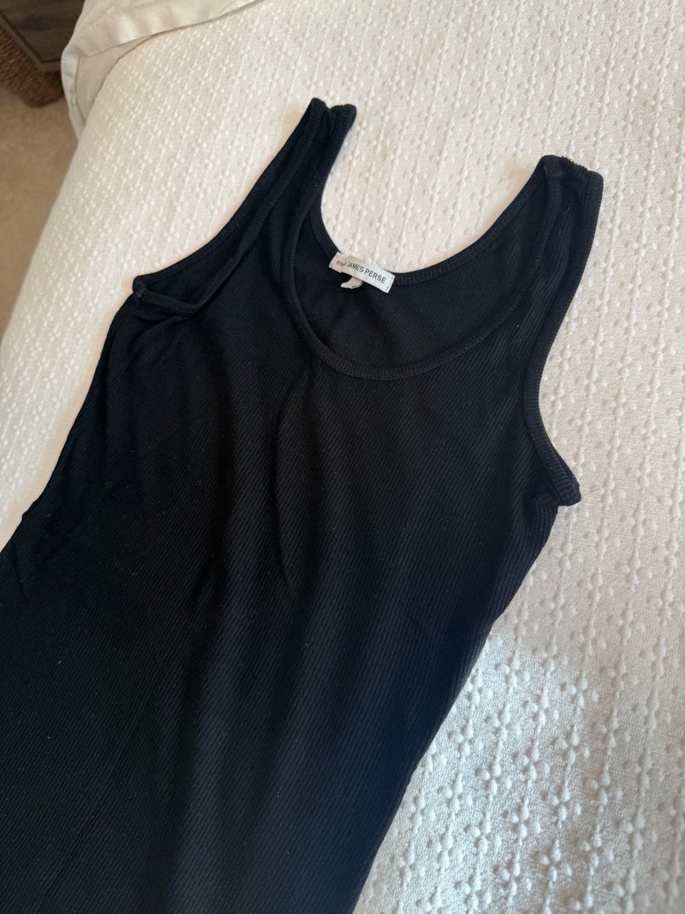 James Perse Ribbed Tank Top - Picture 4 of 5